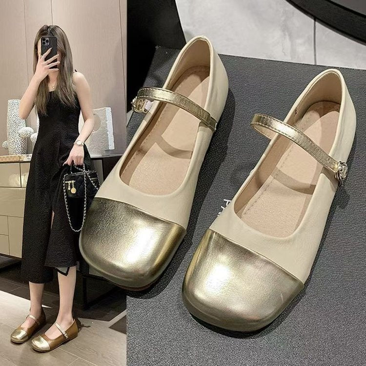 Damen Ballerinas Elegant Glänzend Schuhe für Frauen - BerlinGlamour