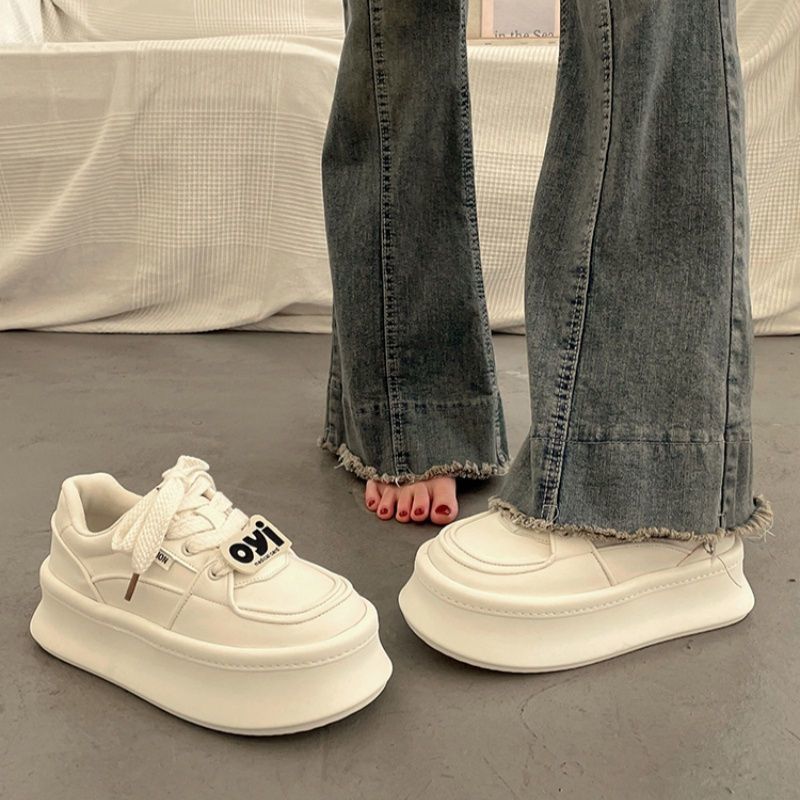 Damen Sneaker Plateau Schuhe Sportlich Mode