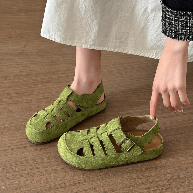 Damen Clogs Bequem atmungsaktiv mit Riemchen