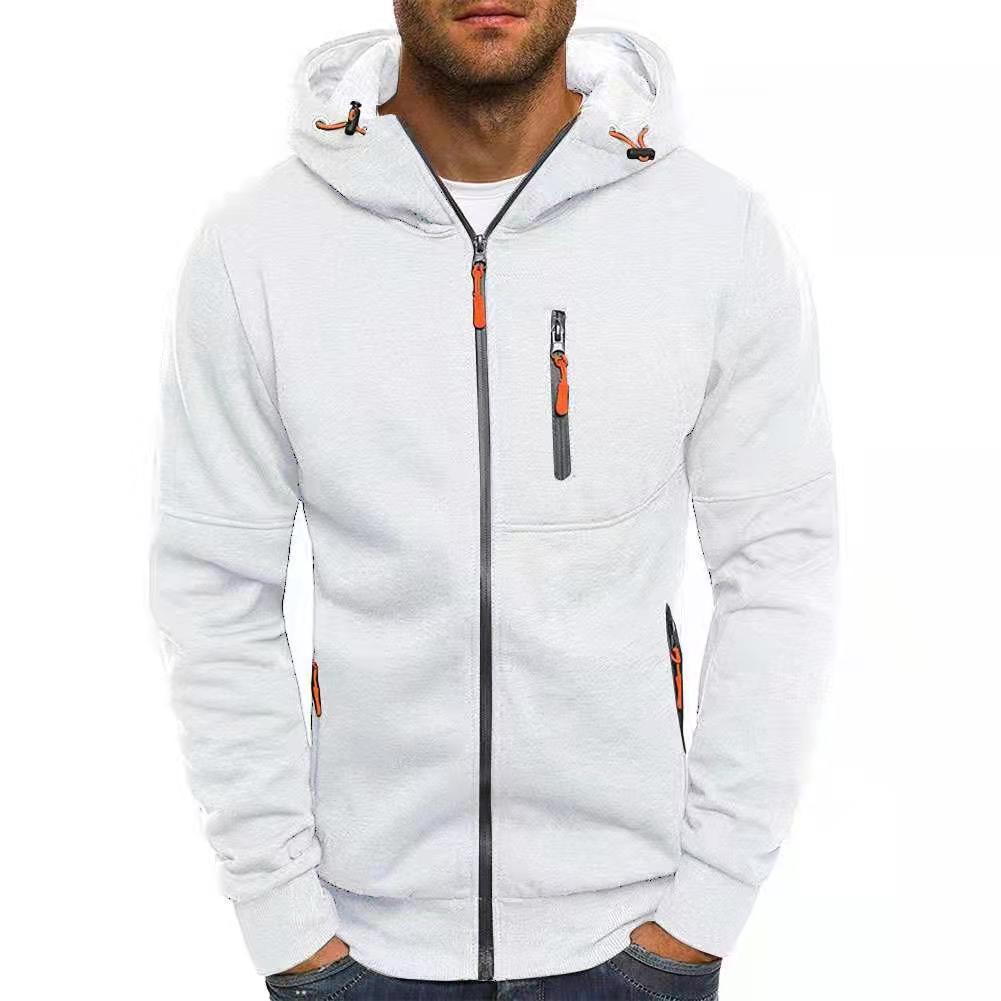 Herren Hoodie Modern mit Reißverschlusstaschen und Stylishem Design