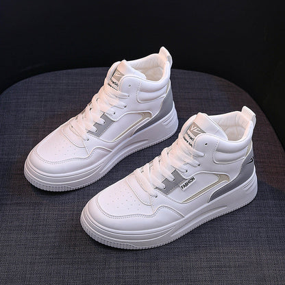 Damen Sneaker Sportlich High Top mit weicher Innensohle
