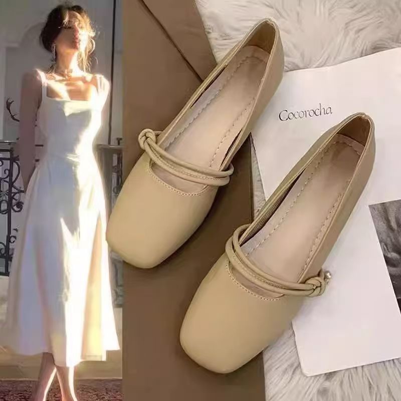 Damen Ballerinas Bequem Elegante Spitze Schnürsenkel