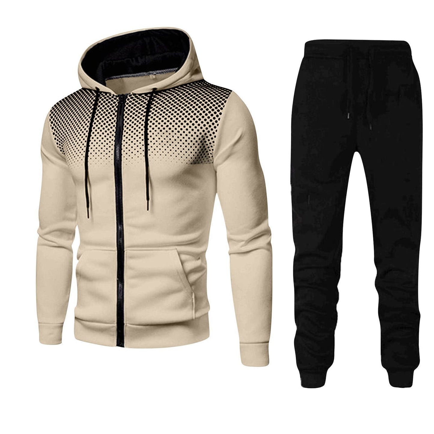 Trainingsanzug Herren Kapuze Sportlich Modern