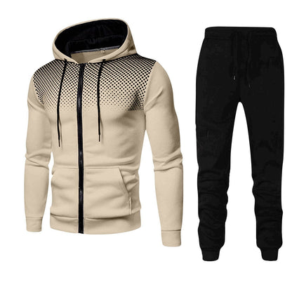 Trainingsanzug Herren Kapuze Sportlich Modern