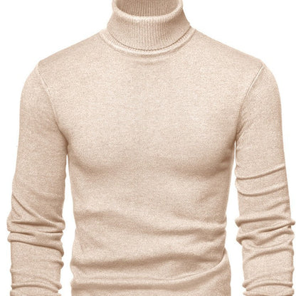Herren Rollkragenpullover Weich Wolle Elegent Zeitlos