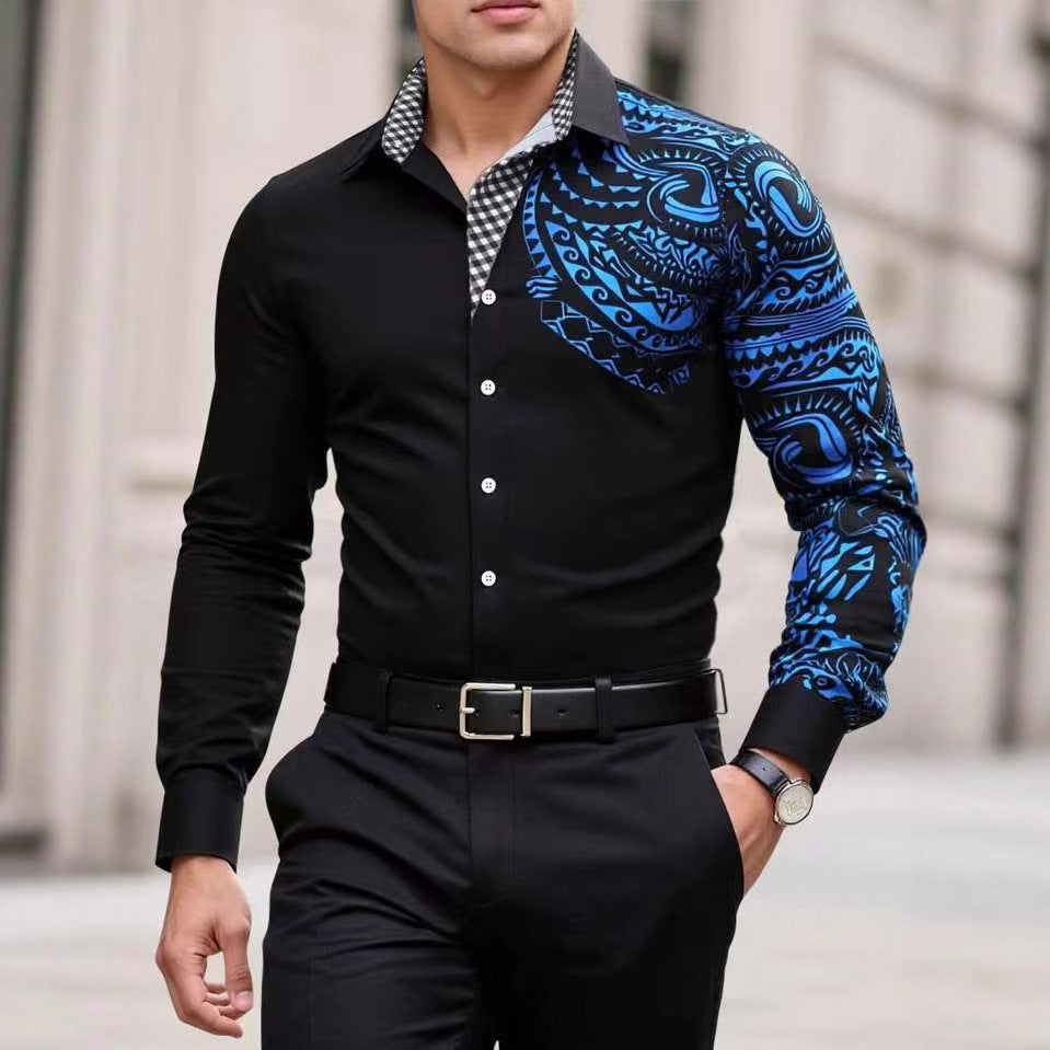 Herren Hemd Modern mit exklusiven Mustern Berlin Style
