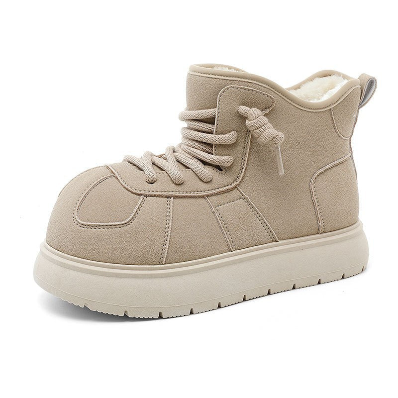 Damen Sneaker Warm Hochgeschnitten Kuschelig Innenfutter - BerlinGlamour