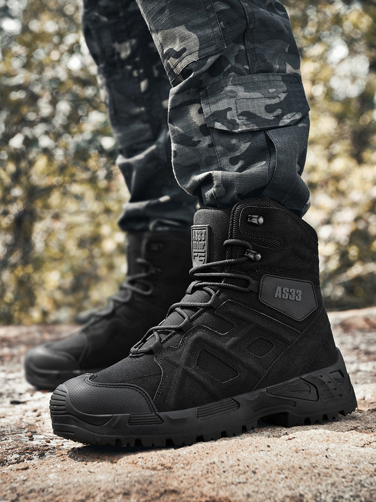Herren Tactical Stiefel Strapazierfähig Rutschfest