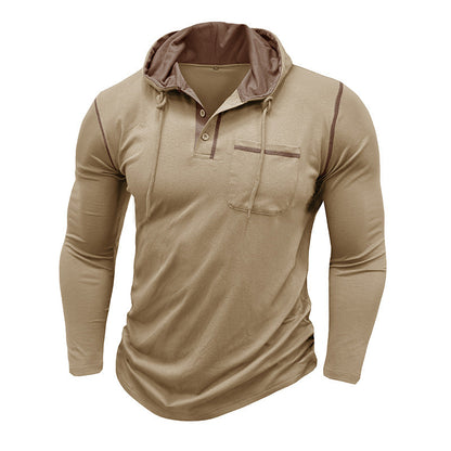 Herren Sweatshirt Kapuze Langarm Hoodie Sportlich