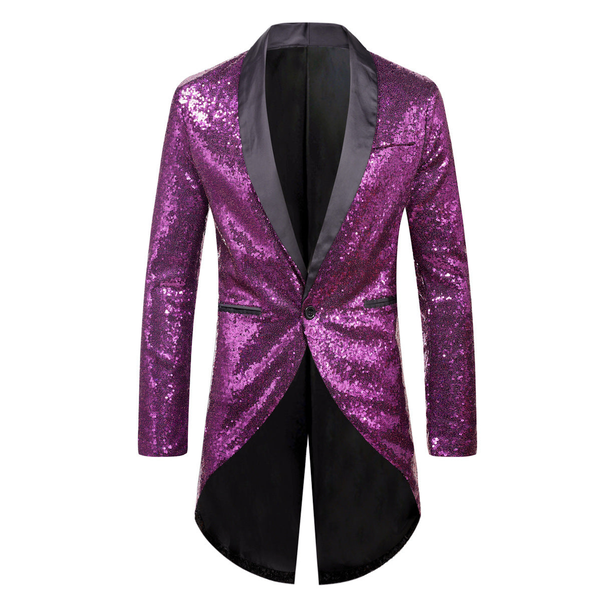 Herren Blazer Elegant Pailletten Luxus Design