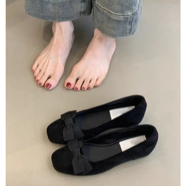 Damen Ballerinas Elegant Schleifen Design Komfort - BerlinGlamour