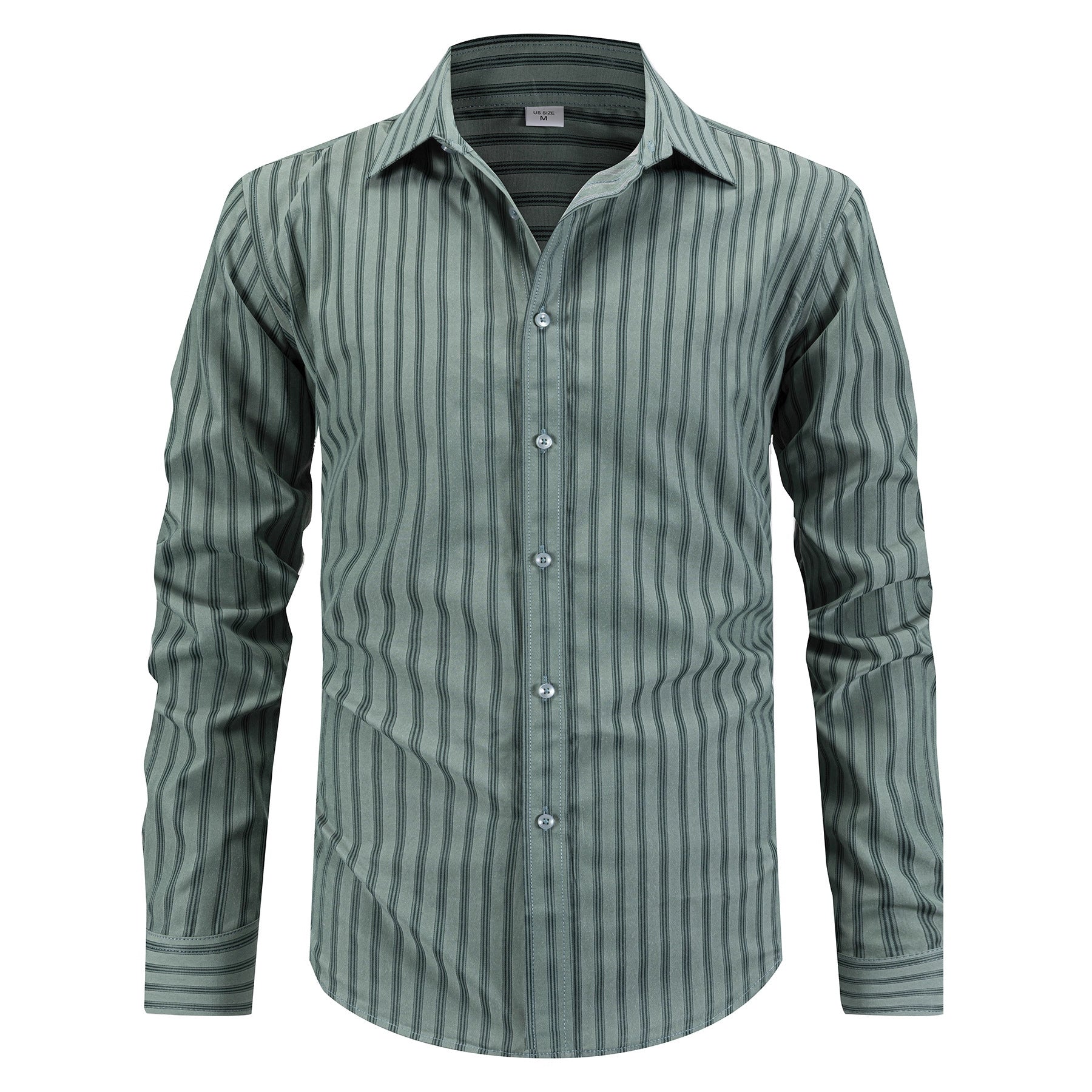Herren Langarmhemd Modern Gemustert Elegant - BerlinGlamour