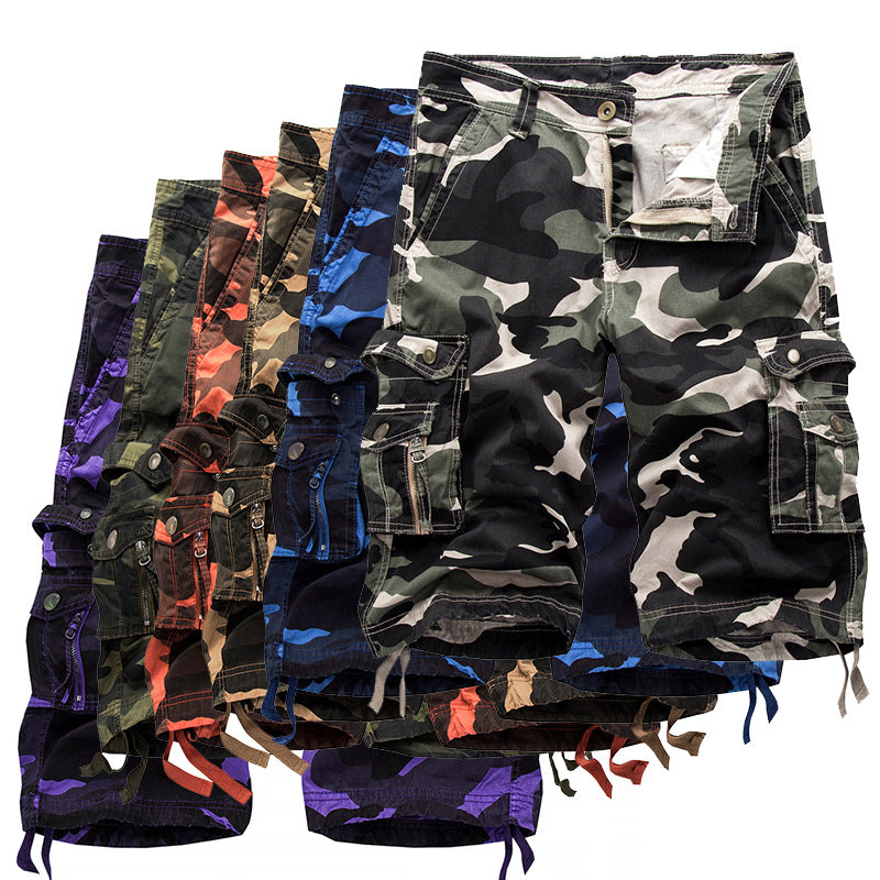 Männer Taktische Cargoshorts Mit Vielen Taschen Verstellbar - BerlinGlamour