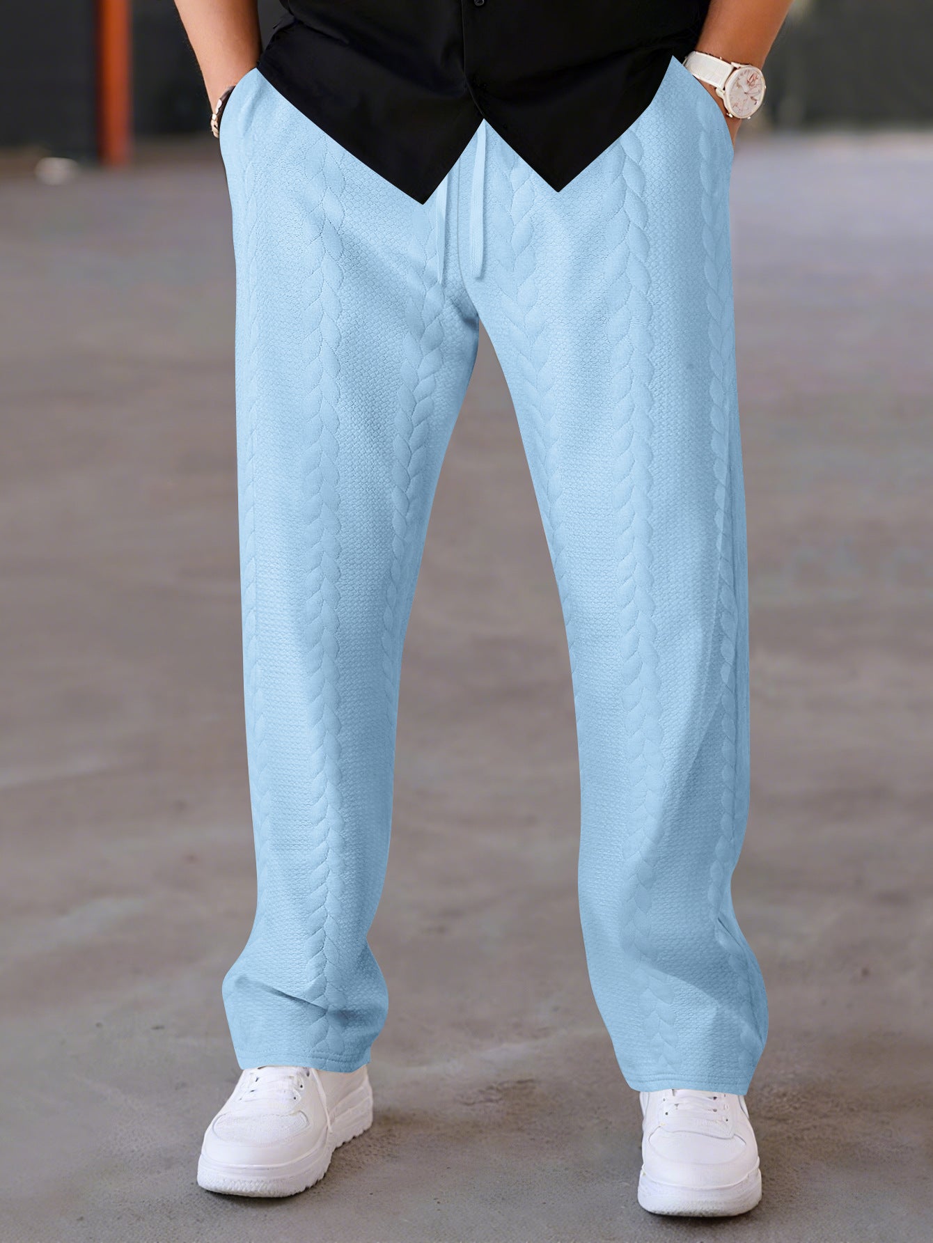 Herren Freizeit-Hose Elastisch Modern Mit Stretch