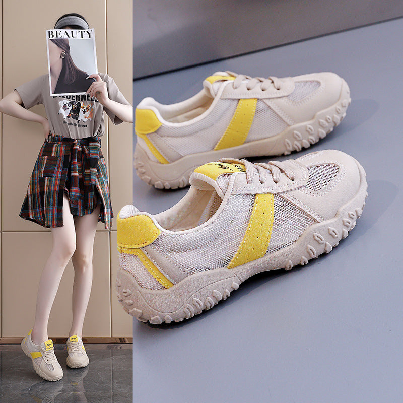 Damen Sneaker atmungsaktiv Freizeitschuhe Netzmaterial rutschfest - BerlinGlamour