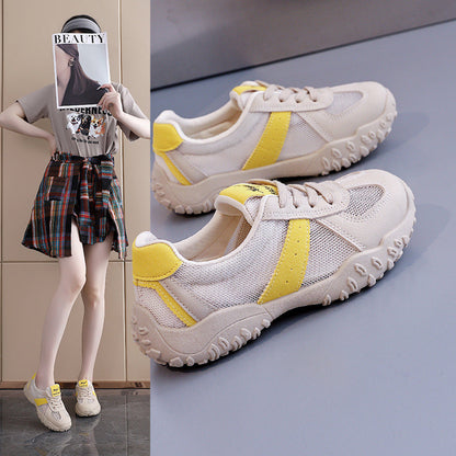 Damen Sneaker atmungsaktiv Freizeitschuhe Netzmaterial rutschfest - BerlinGlamour