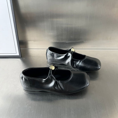 Damen Ballerinas Elegante Komfort Schuhe Mit Riemen