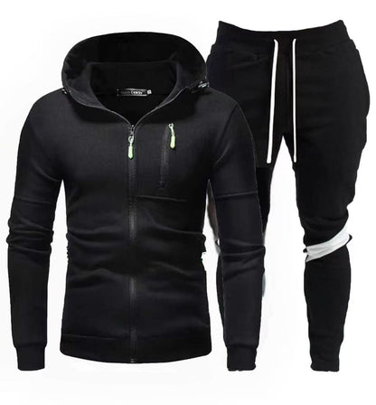Herren Sportjacke Kapuzenjacke Jogginganzug Mit Reißverschluss