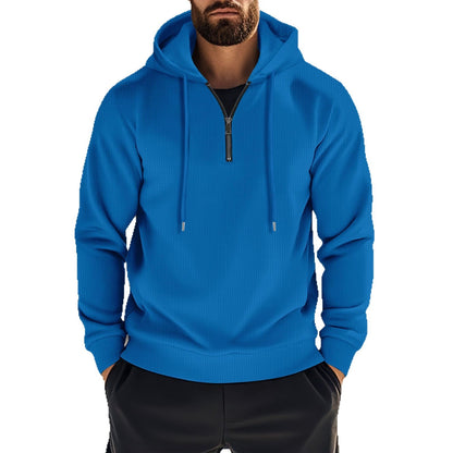 Herren Kapuzenpullover Atmungsaktiv Modern Reißverschluss