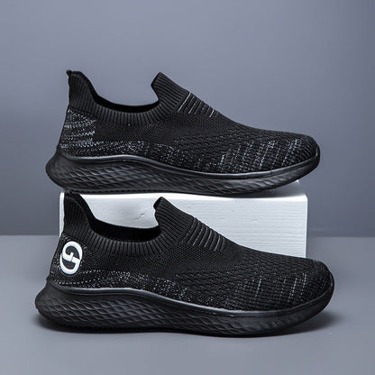 Damen Sneaker Bequem Atmungsaktiv Rutschfest Weiss