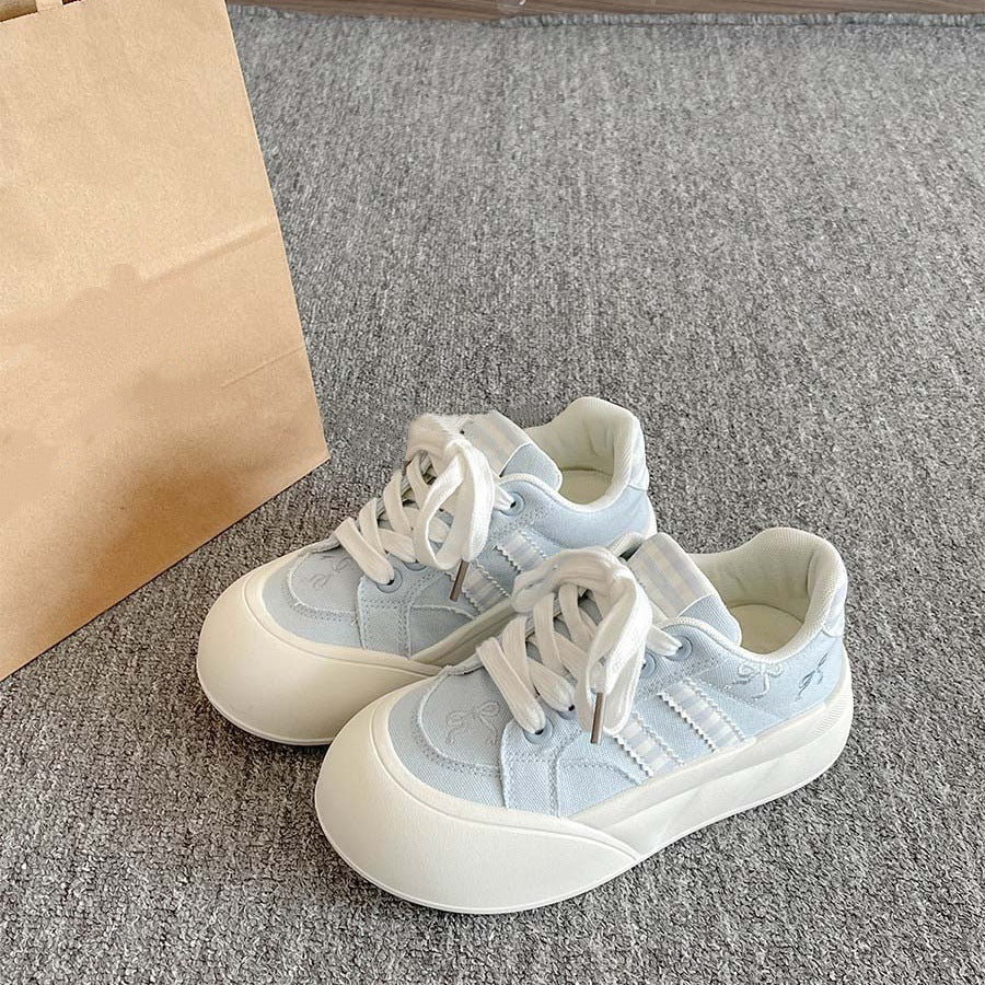 Damen Sneaker Sportlich atmungsaktiv mit hohem Profil