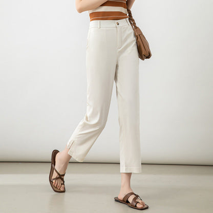 Damen Stoffhose Elegant Kurz Schnitt