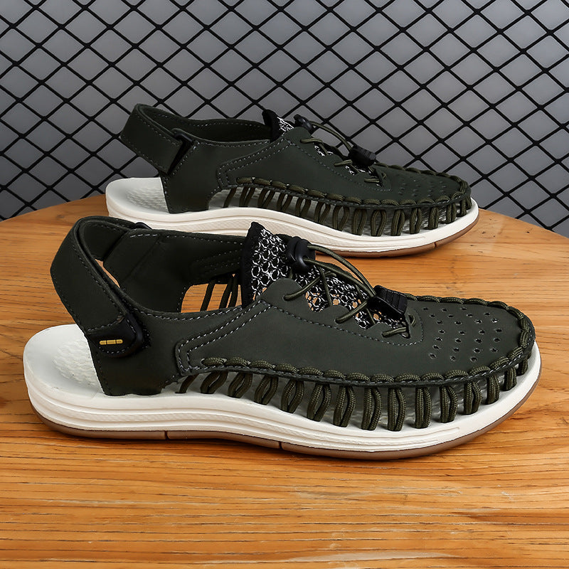 Damen Sport Sandalen Schnellschnürsystem Elastisch Bequem