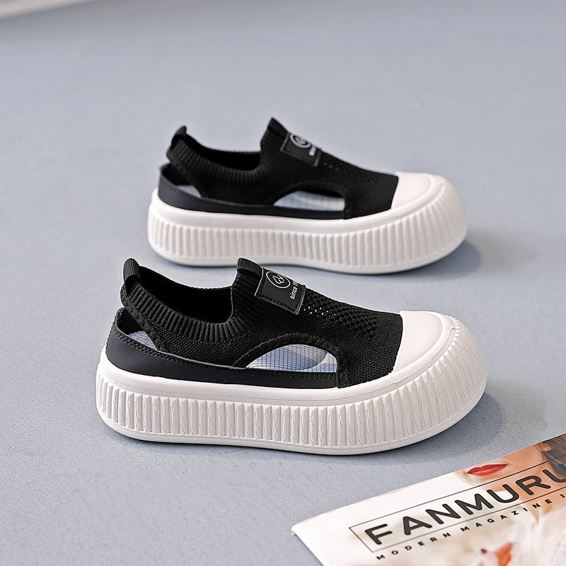 Damen Sneaker Plattform Schuhe Sportlich Elastisch