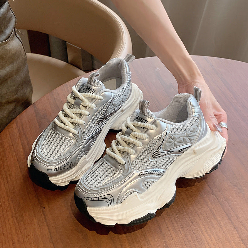 Damen Laufschuhe Sportlich Atmungsaktiv Mit Komfort-Dämpfung
