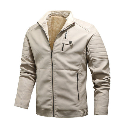 Herren Lederjacke Schwarz Modern Mit Innenfutter - BerlinGlamour