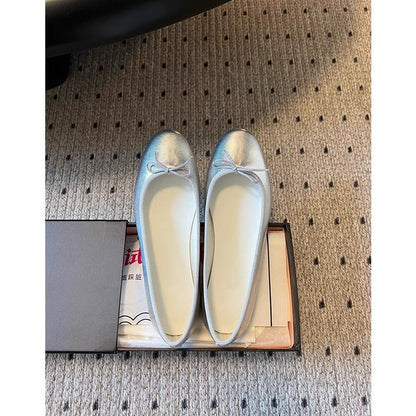 Ballerinas Damen Schleifen Detail Komfortabel