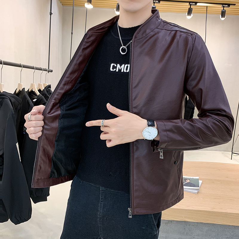Herren Lederjacke Slim Fit Elegant Modern - BerlinGlamour