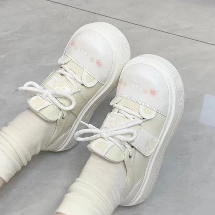 Damen Sneaker Sportlich Klettverschluss Modern