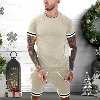 Herren Sport Set: Komfort T-Shirt und Shorts