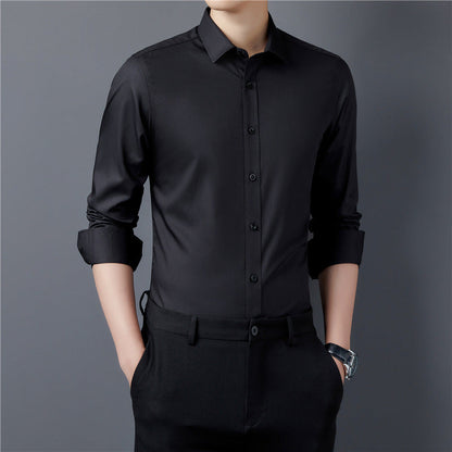 Elegantes Herren Langarmhemd Slim Fit Modern