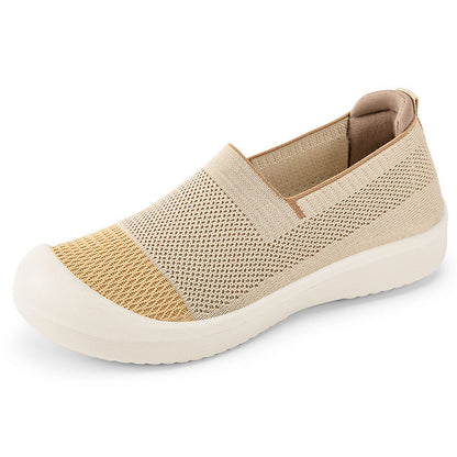 Damen Sneaker Slip-On atmungsaktiv rutschfest Modern