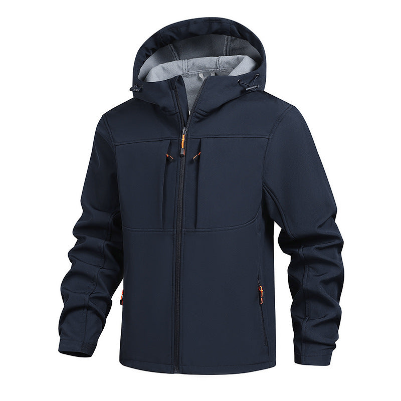 Herren Outdoor-Jacke Wasserabweisend Mit Vielen Taschen