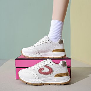 Damen Sneaker atmungsaktiv Komfort Sohle Modisch