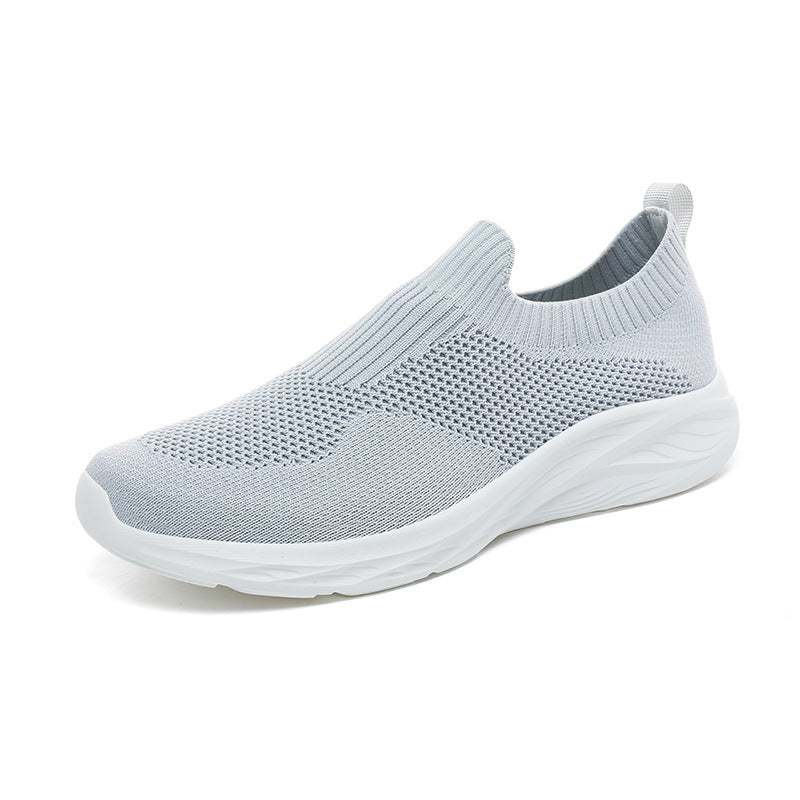 Damen Laufschuhe Atmungsaktiv Leicht Slip-On Sneaker