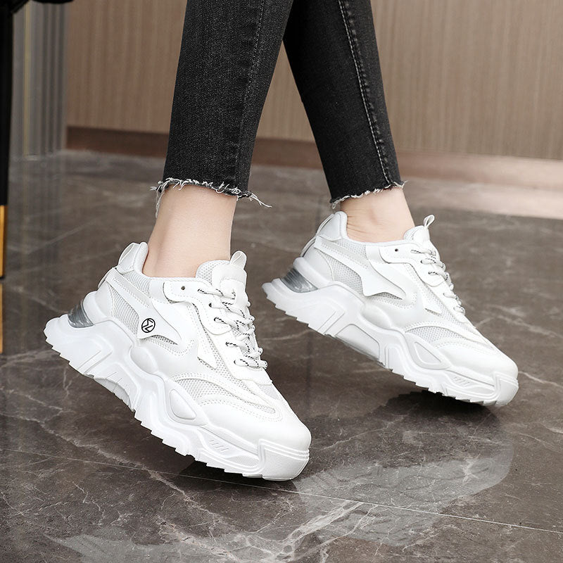Damen Sneaker Chunky Luftdurchlässig Rutschfest