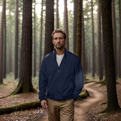 Herren Freizeitjacke Lässig Winddicht Outdoorjacke