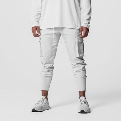 Herren Cargo-Jogginghose Elastisch Mit Taschen Sportlich