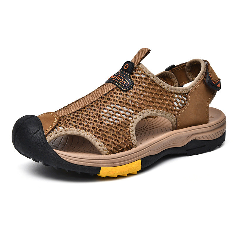 Herren Outdoor-Sandalen Atmungsaktiv Rutschfest Verstellbar