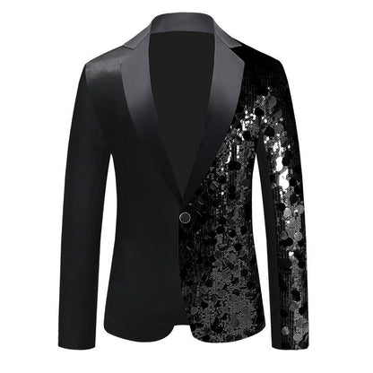 Eleganter Herren Blazer mit Pailletten Modern