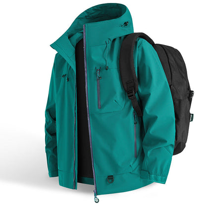 Herren Outdoorjacke Funktionell Wasserfest Modern