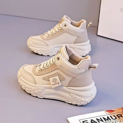 Damen Sneaker High-Top Stoßdämpfend Modern Sportlich
