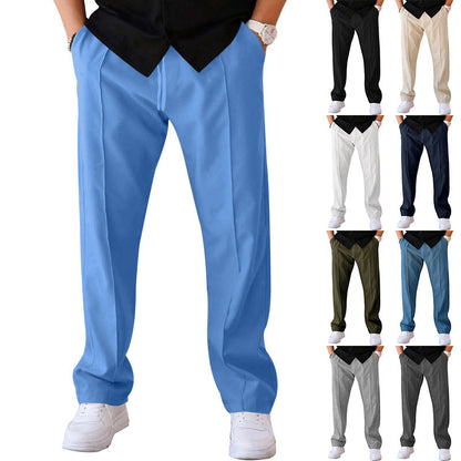 Herren Sweatpants Bequem Elegant mit Seitentaschen