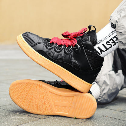 Damen Sneaker High-Top Sportlich Mehrfarbig Schnürsystem
