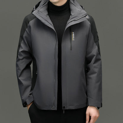 Herren Outdoorjacke Wasserabweisend Winddicht Funktionell