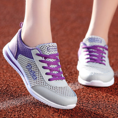 Damen Laufschuhe Sneaker Atmungsaktiv Mesh Bequem